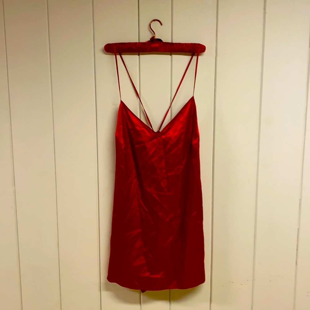 Red sexy nightgown. Size L